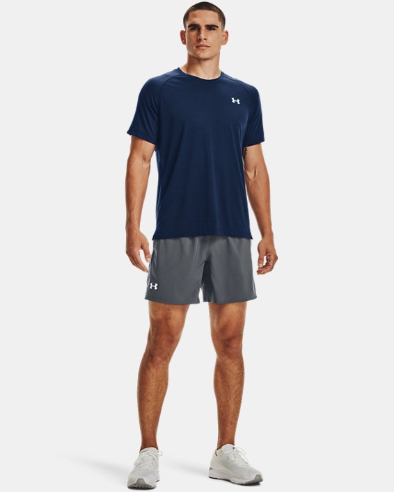 Men's UA Speed Stride Solid 7'' Shorts, Gray, pdpMainDesktop image number 4